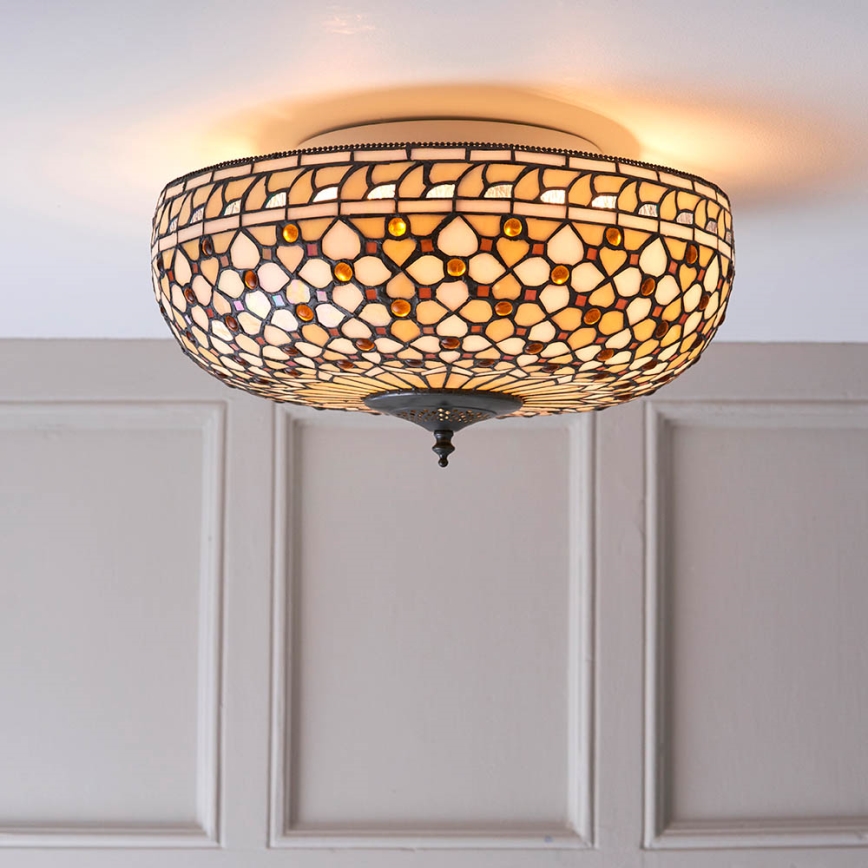 Endon 64276 - Laevalgusti MILLE FEUX 2xE27/60W/230V d. 45 cm