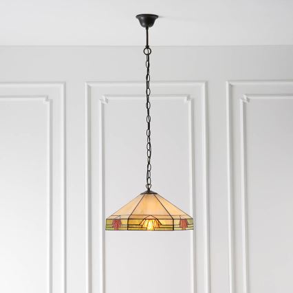 Endon 64285 - Lühter NEVADA 1xE27/60W/230V d. 35 cm