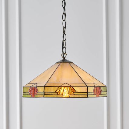 Endon 64285 - Lühter NEVADA 1xE27/60W/230V d. 35 cm