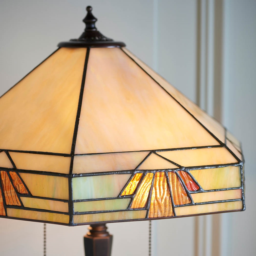 Endon 64286 - Laualamp NEVADA 2xE27/60W/230V d. 40 cm