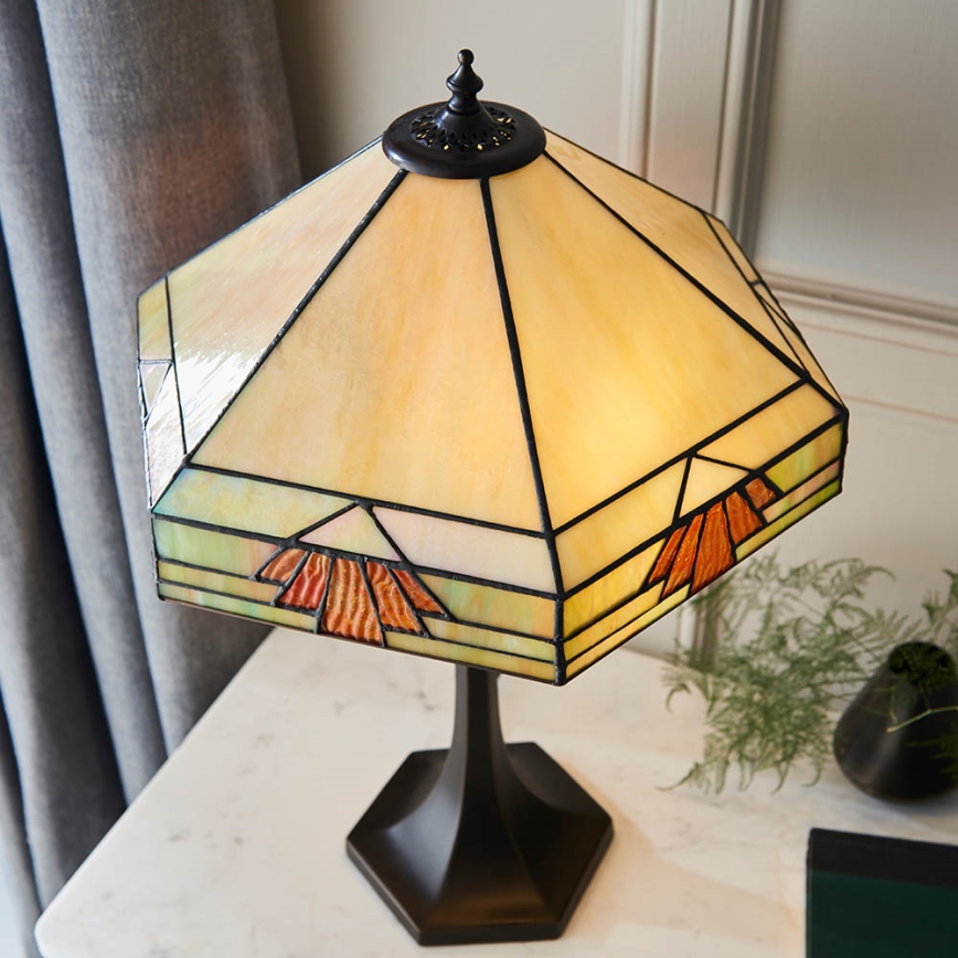 Endon 64286 - Laualamp NEVADA 2xE27/60W/230V d. 40 cm