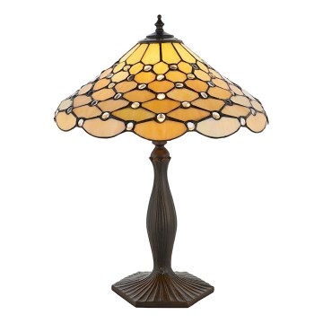 Endon 64301 - Laualamp Tiffany PEARL 1xE27/60W/230V läbimõõt 37 cm
