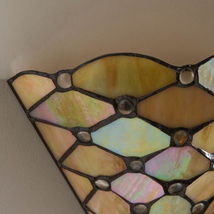 Endon 64302 - Seinavalgusti Tiffany PEARL 1xE14/40W/230V