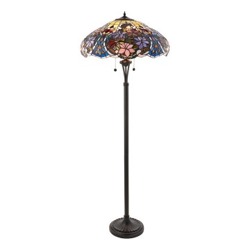 Endon 64323 - Põrandalamp SULLIVAN 2xE27/60W/230V läbimõõt 56 cm