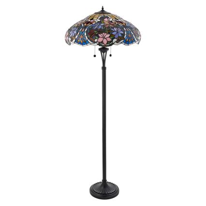 Endon 64323 - Põrandalamp SULLIVAN 2xE27/60W/230V läbimõõt 56 cm