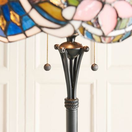 Endon 64323 - Põrandalamp SULLIVAN 2xE27/60W/230V läbimõõt 56 cm
