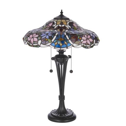 Endon 64326 - Laualamp SULLIVAN 2xE27/60W/230V d. 40 cm