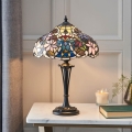 Endon 64327 - Tiffany-laualamp SULLIVAN 2xE14/40W/230V, läbimõõt 30 cm