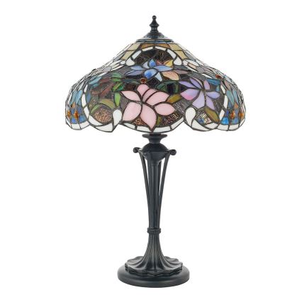 Endon 64327 - Tiffany-laualamp SULLIVAN 2xE14/40W/230V, läbimõõt 30 cm