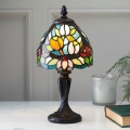 Endon 64331 - Tiffany SYLVETTE laualamp 1xE14/40W/230V, läbimõõt 15 cm
