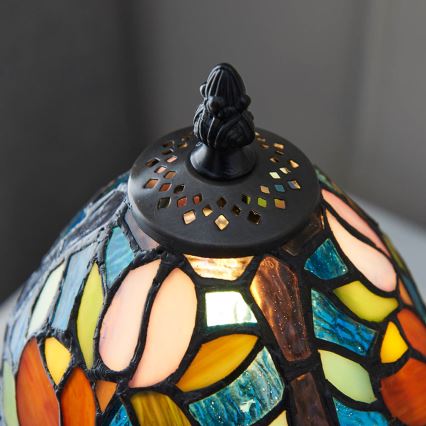 Endon 64331 - Tiffany SYLVETTE laualamp 1xE14/40W/230V, läbimõõt 15 cm