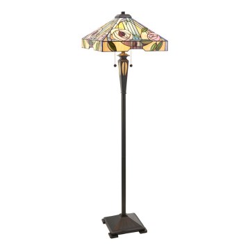 Endon 64383 - Põrandalamp WILLIOW 2xE27/60W/230V, läbimõõt 42,5 cm