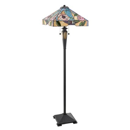 Endon 64383 - Põrandalamp WILLIOW 2xE27/60W/230V, läbimõõt 42,5 cm