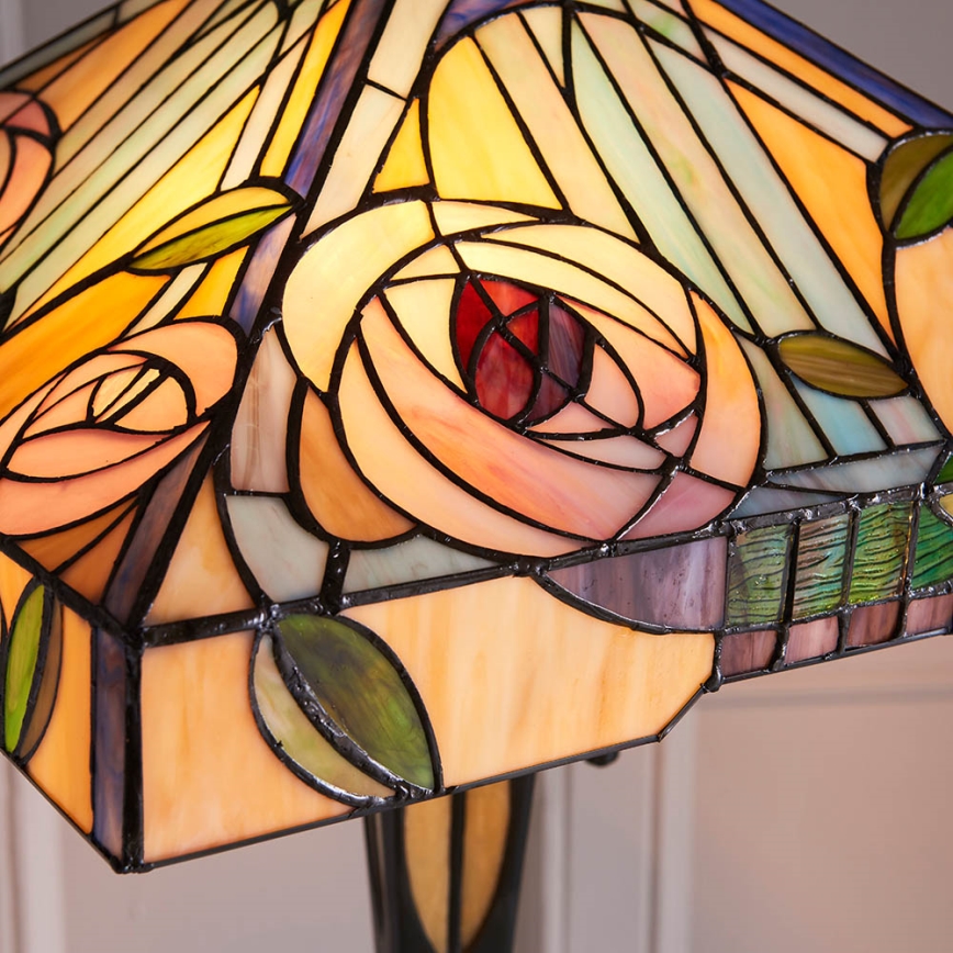 Endon 64383 - Põrandalamp WILLIOW 2xE27/60W/230V, läbimõõt 42,5 cm