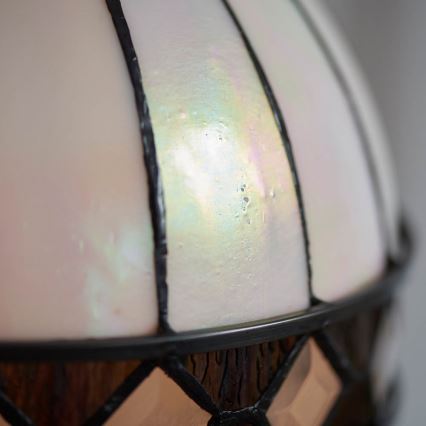 Endon 67045 - ketiga rippuv Tiffany-stiilis lühter FARGO 1xE27/60W/230V läbimõõt 40 cm