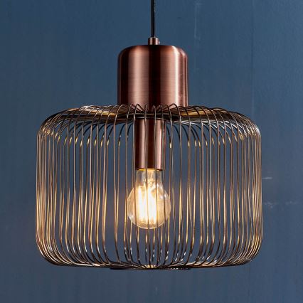 Endon 68986 - Rippvalgusti kaabliga NICOLA 1xE27/40W/230V vaskne