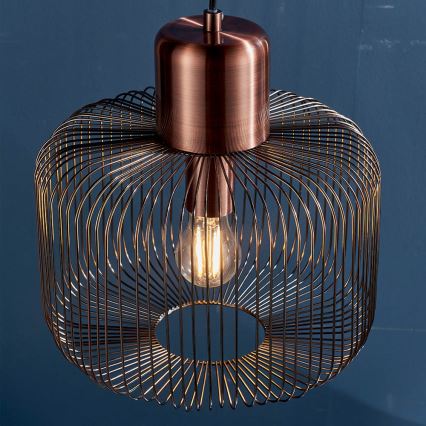 Endon 68986 - Rippvalgusti kaabliga NICOLA 1xE27/40W/230V vaskne