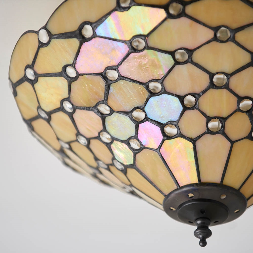 Endon 70242 - Laevalgusti PEARL 2xE27/60W/230V d. 37 cm
