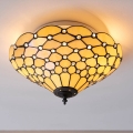 Endon 70242 - Tiffany PEARL laelamp 2xE27/60W/230V, läbimõõt 37 cm