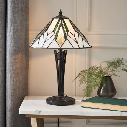 Endon 70365 - Laualamp Tiffany ASTORIA 1xE14/40W/230V läbimõõt 30 cm