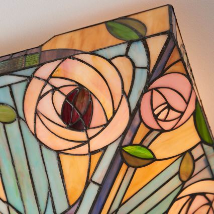 Endon 70698 - Laelamp Tiffany WILLOW 2xE27/60W/230V