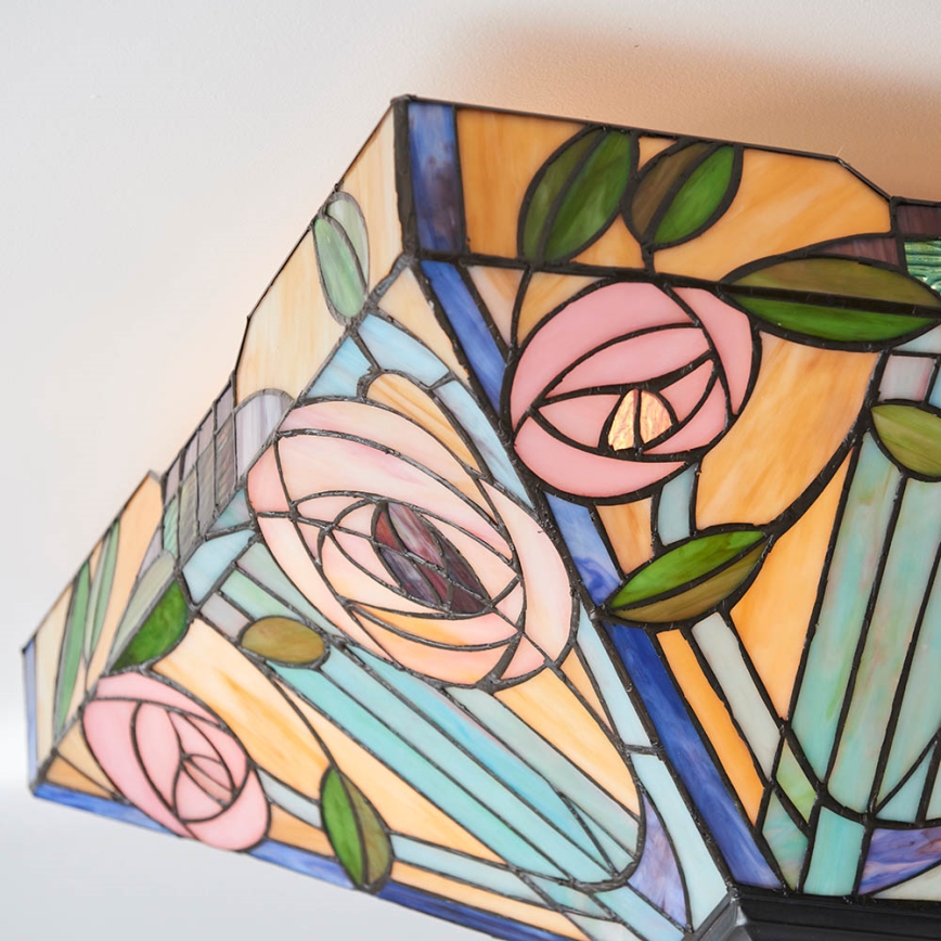 Endon 70698 - Laelamp Tiffany WILLOW 2xE27/60W/230V