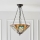 Endon 70750 - Tiffany HECTOR kettaga ripplühter, 3xE27/60W/230V, läbimõõt 40 cm