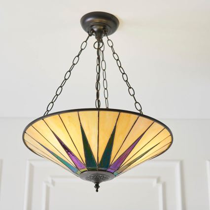 Endon 70754 - Lühter DARK STAR 3xE27/60W/230V d. 49 cm