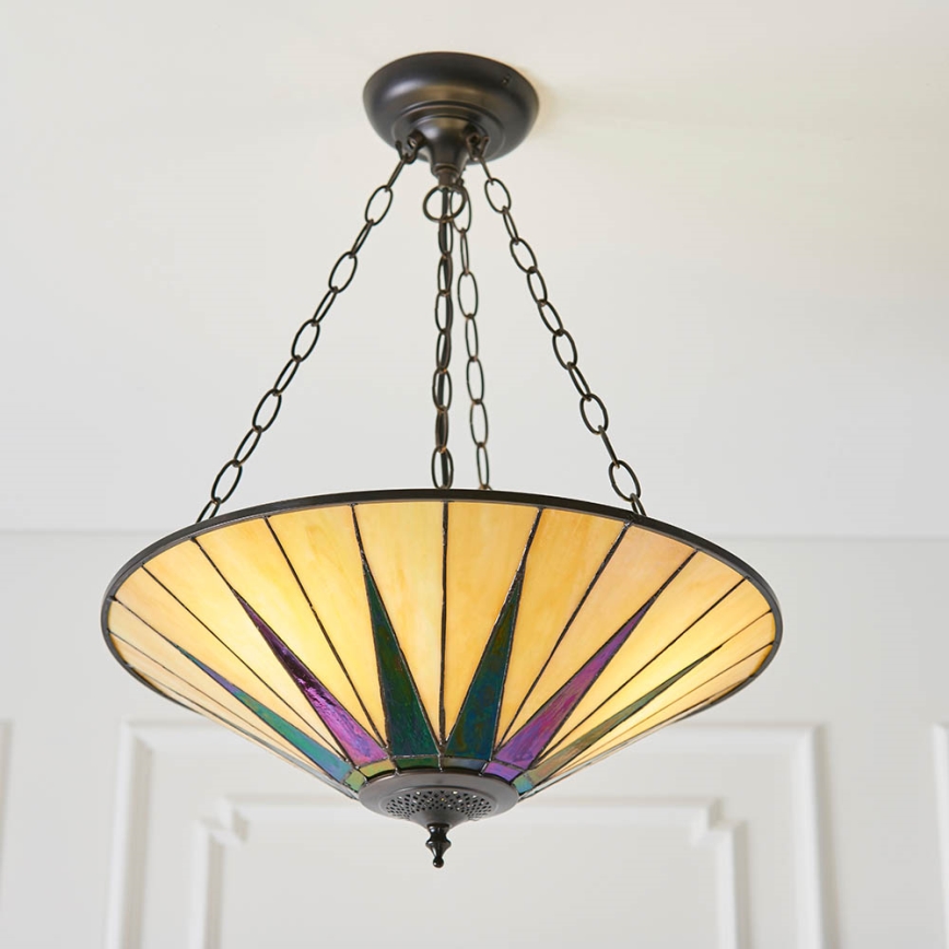 Endon 70754 - Lühter DARK STAR 3xE27/60W/230V d. 49 cm