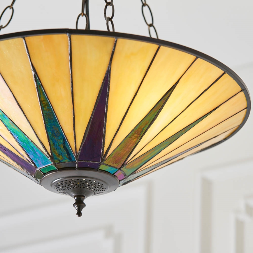 Endon 70754 - Lühter DARK STAR 3xE27/60W/230V d. 49 cm