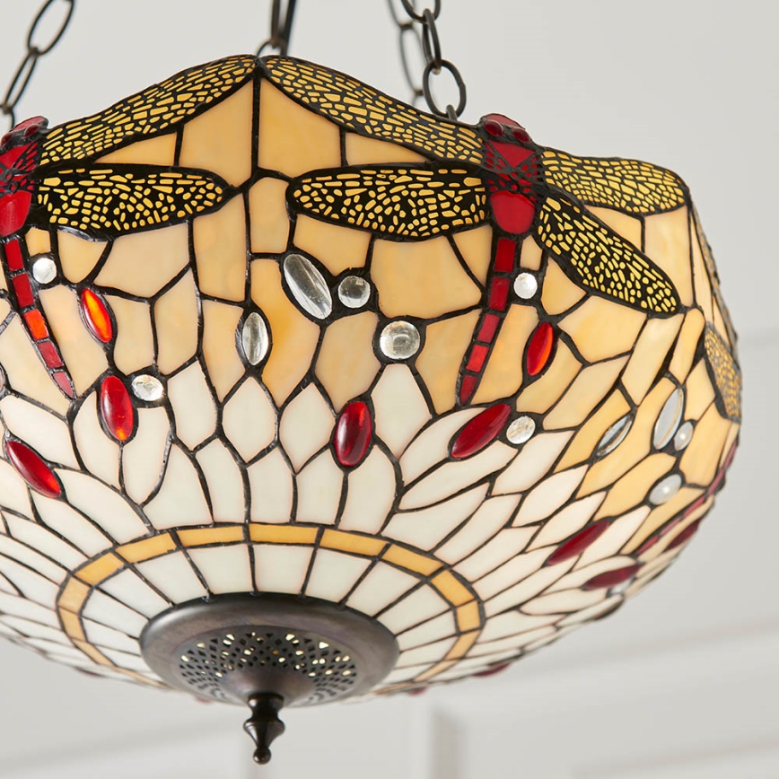 Endon 70759 - Ketiga rippvalgusti DRAGONFLY 3xE27/60W/230V, läbimõõt 41 cm
