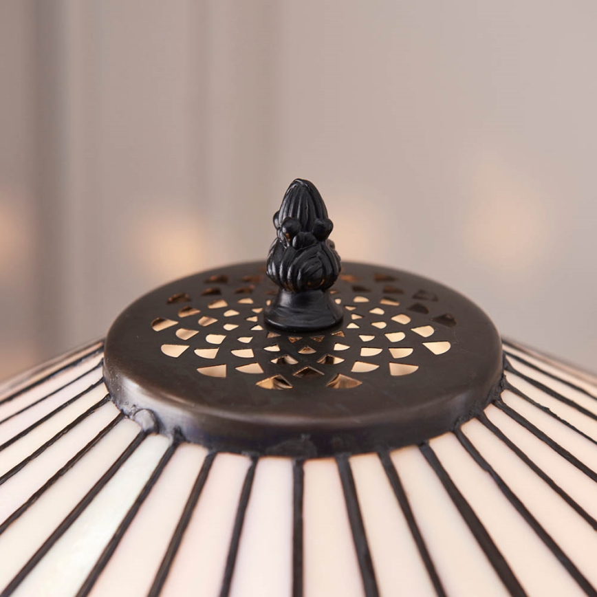 Endon 70935 - Laualamp Tiffany FARGO 2xE27/60W/230V läbimõõt 41,5 cm