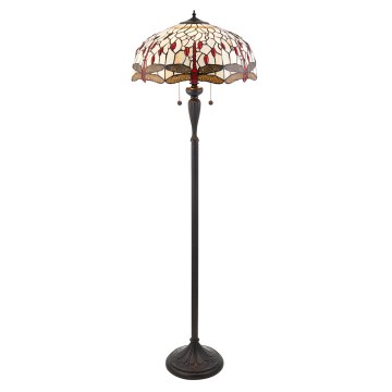 Endon 70940 - Põrandalamp DRAGONFLY 2xE27/60W/230V läbimõõt 50 cm