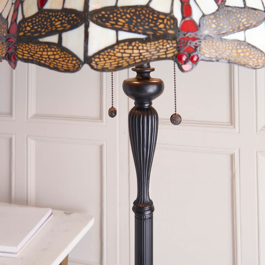 Endon 70940 - Põrandalamp DRAGONFLY 2xE27/60W/230V läbimõõt 50 cm