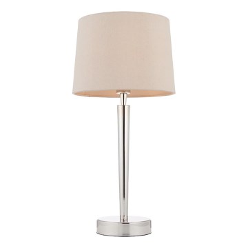 Endon 72175 - Laualamp USB pordiga SYON 1xE14/40W/230V läikiv kroom/beež