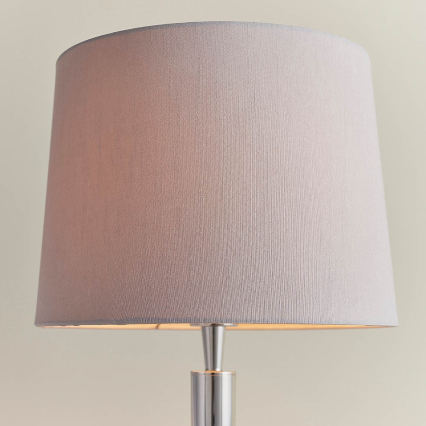Endon 72175 - Laualamp USB pordiga SYON 1xE14/40W/230V läikiv kroom/beež
