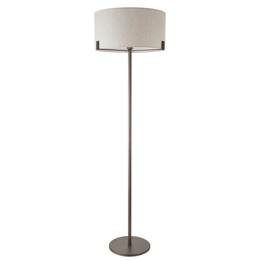 Endon 72634 - Põrandalamp HAYFIELD 1xE27/40W/230V pruun/hall