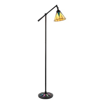 Endon 74355 - Põrandalamp Tiffany DARK STAR 1xE14/40W/230V