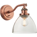 Endon 76334 - Seinale kinnitatav suunav valgusti HANSEN 1xE14/40W/230V vaskne