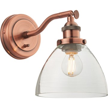 Endon 76334 - Seinale kinnitatav suunav valgusti HANSEN 1xE14/40W/230V vaskne