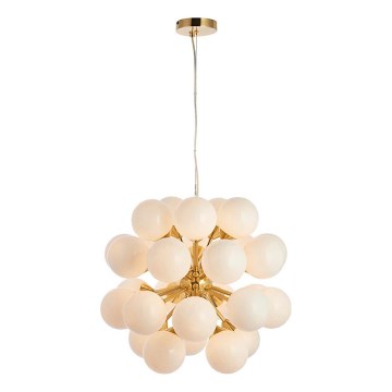Endon 76499 - Kaabliga rippvalgusti OSCAR 28xG9/18W/230V kuldne
