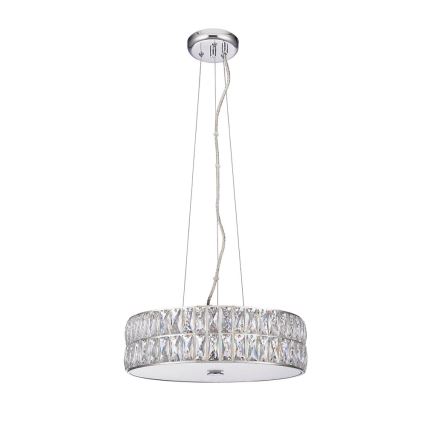 Endon 76513 - VERINA LED-lühter köisriputusega 5xLED/5W/230V, läikiv kroom