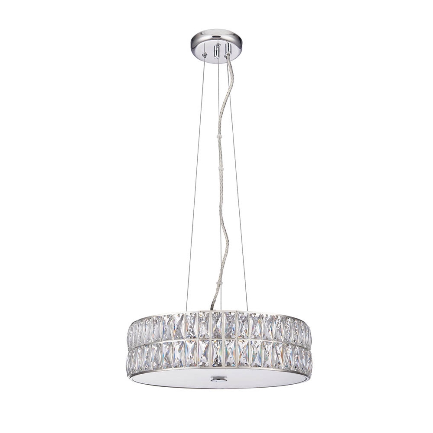 Endon 76513 - VERINA LED-lühter köisriputusega 5xLED/5W/230V, läikiv kroom