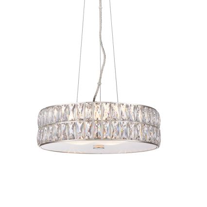 Endon 76513 - VERINA LED-lühter köisriputusega 5xLED/5W/230V, läikiv kroom