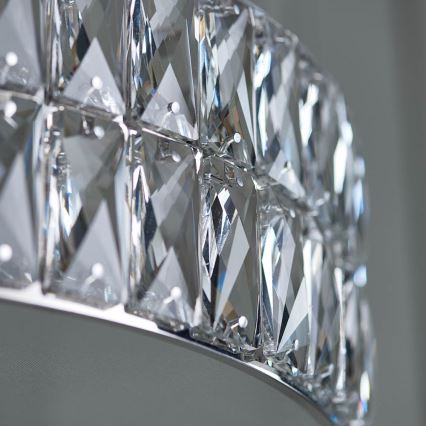 Endon 76513 - VERINA LED-lühter köisriputusega 5xLED/5W/230V, läikiv kroom