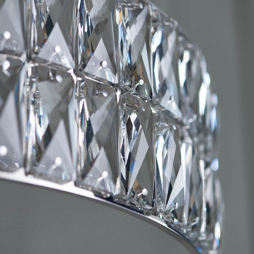 Endon 76513 - VERINA LED-lühter köisriputusega 5xLED/5W/230V, läikiv kroom