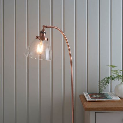 Endon 77862 - Põrandalamp HANSEN 1xE27/40W/230V vask
