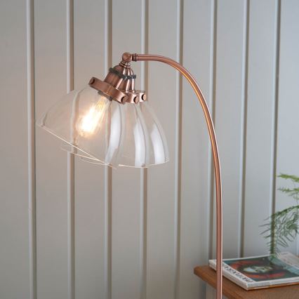 Endon 77862 - Põrandalamp HANSEN 1xE27/40W/230V vask