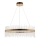 Endon 81908 - LED Hämardatav lühter ADRIEL LED/58W/230V 3000K d. 70 cm kuldne/läbipaistev