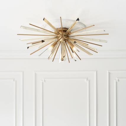 Endon 81937 - Laelamp 4xE14/40W/230V, läbimõõt 80 cm, kuldne